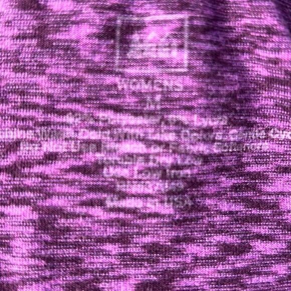REI Woman’s Medium Purple Quarter Zip with Thumbholes - Picture 2 of 4